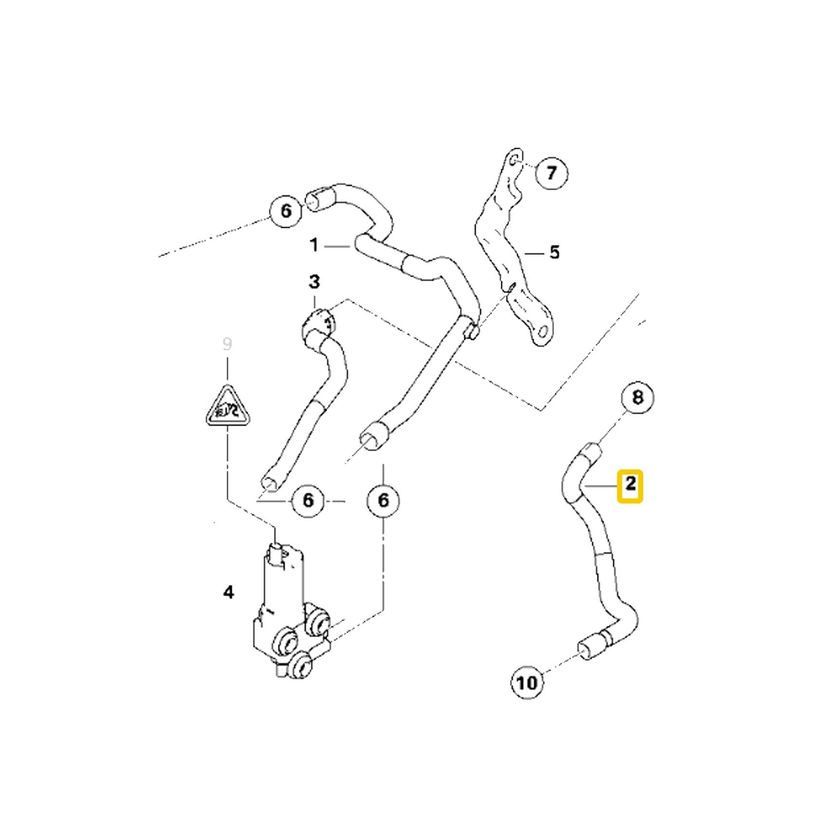 Engine Coolant Hose